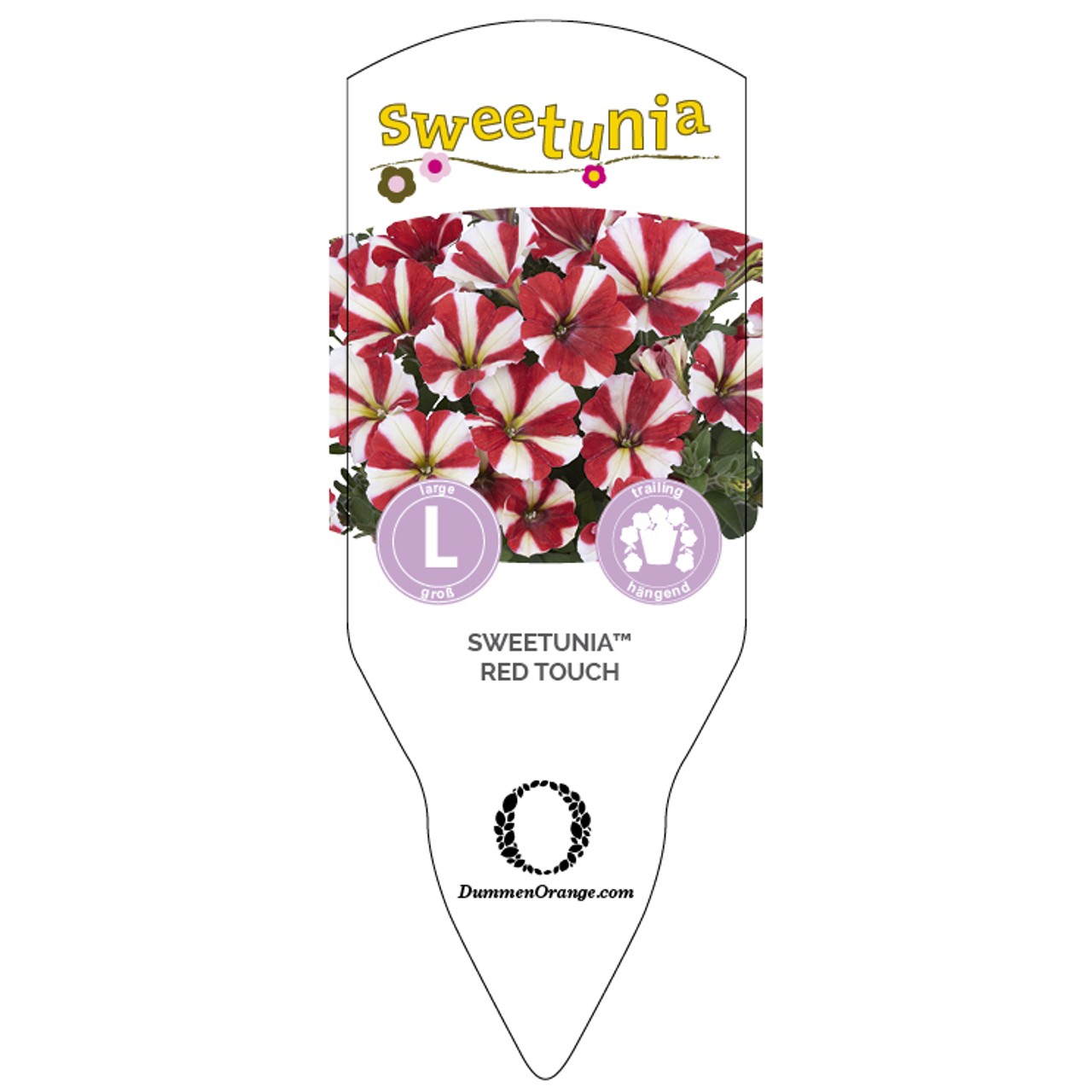 Tag Sweetunia™Red Touch