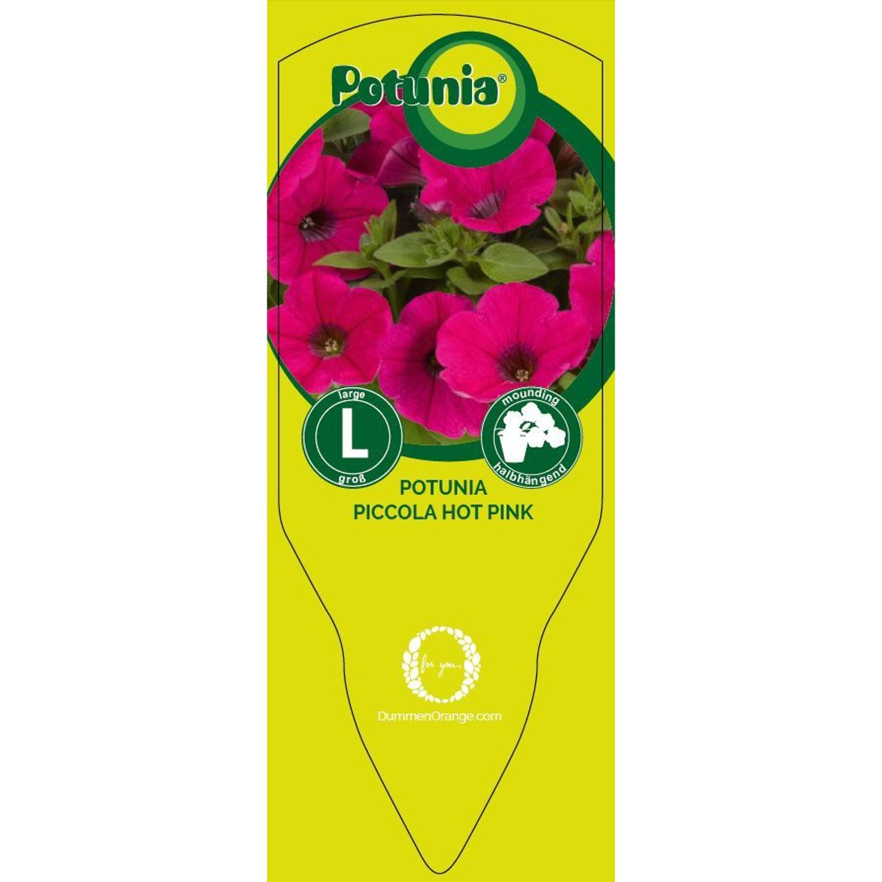 Tag Potunia Piccola Hot Pink