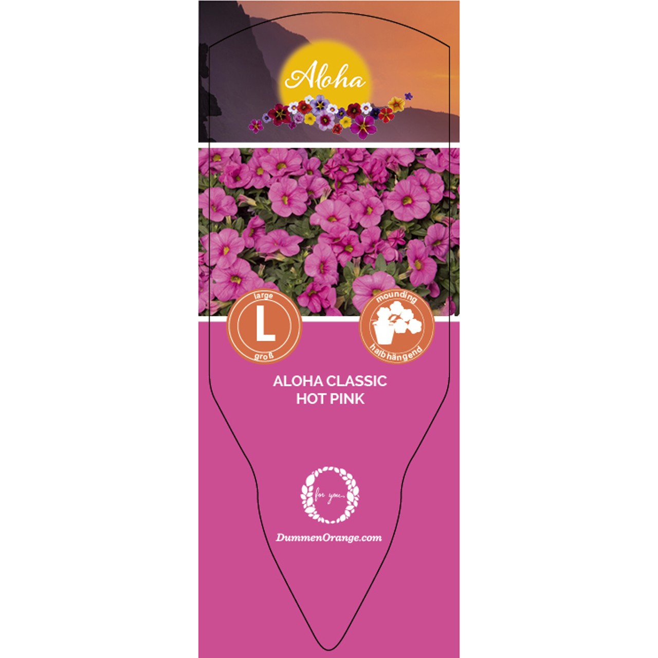 Tag Aloha Classic Hot Pink